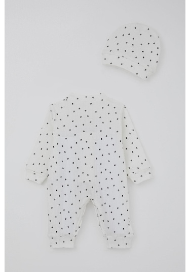Breeze Kız Bebektulum Mini Çiçek Masalı 0-6 Ay, Beyaz Beyaz