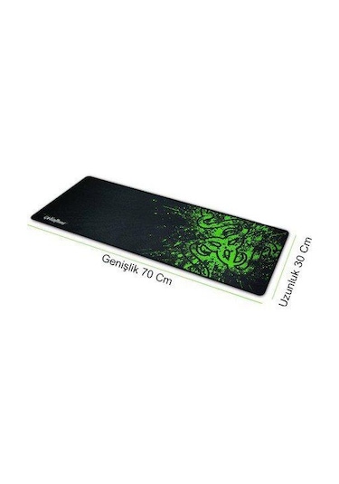 Appa Razer 1 Desenli Oyuncu Mouse Pad 70X30 Cm Kaymaz Dikişli