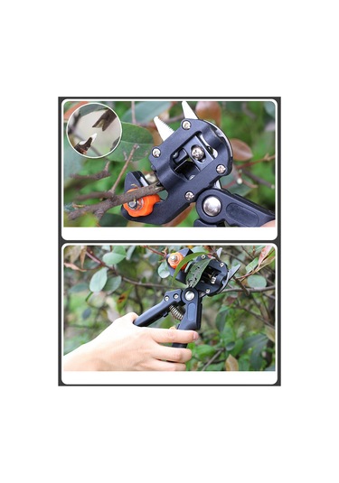 Neevoyu Bahçe Aleti: 2'li Budama Ve Aşılama Makinesi - Yüksek Canlılık Oranı, Keskin Bıçaklı, Değiştirilebilir Uçlar