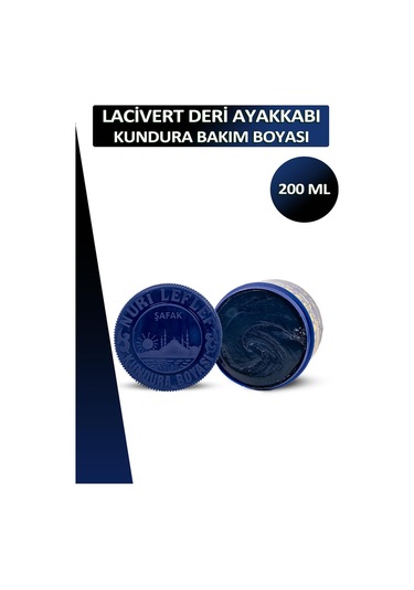 Bağcık + Nuri Leflef Deri Ayakkabı Kundura Bakım Boyası 200 Ml Set 001