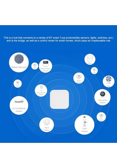 Novahub Tuya Zigbee Wifi + Bt Hub Akıllı Ağ Geçidi Köprüsü Kablosuz Uzaktan Kumanda