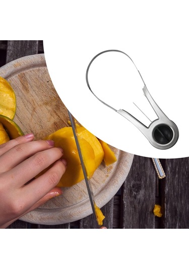 Suntek Mango Kesici Soyucu Paslanmaz Çelik Armut Gezisi Ejder Gümüş Diğer