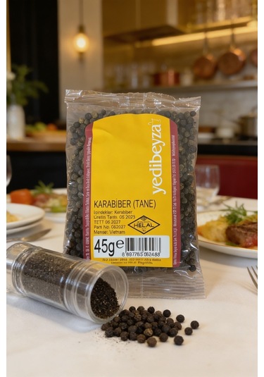 Yedi Beyza Tane Karabiber 45 Gr Doğal Aromatik Baharat