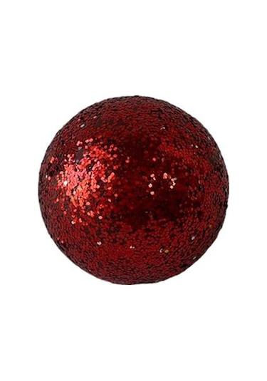 Yılbaşı Çam Ağacı Süsü, Yılbaşı Süsü, 3 Cm 6'lı Kırmızı Top