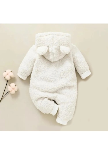 Mai Perla Peluş Welsoft Bebek Tulum Mai001 Beyaz