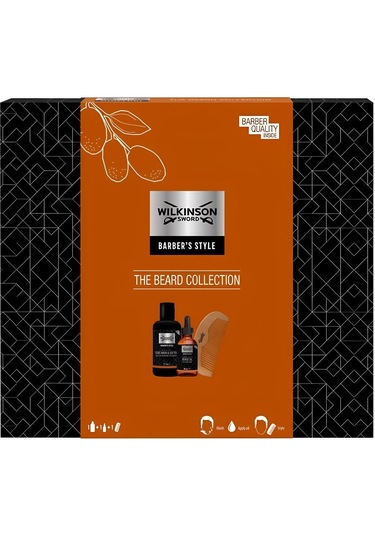 Wilkinson Sword Barber's Style Beard Collection Erkek Sakal Bakım Hediye Seti