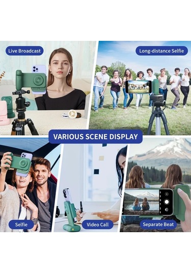 Motion003 Siyah Mobil Telefon Asistanı Akıllı Telefon Kamera Tutucu Çıkarılabilir Uzaktan Siyah-