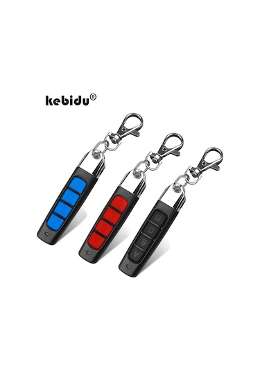 Kebidu Garaj Kapısı Kapı Uzaktan Kumandası 433mhz Otomatik Çift Kopya Uzaktan 4 Black Abcd