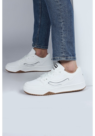 Jump 28520 Beyaz Erkek Sneaker Günlük Spor Ayakkabı