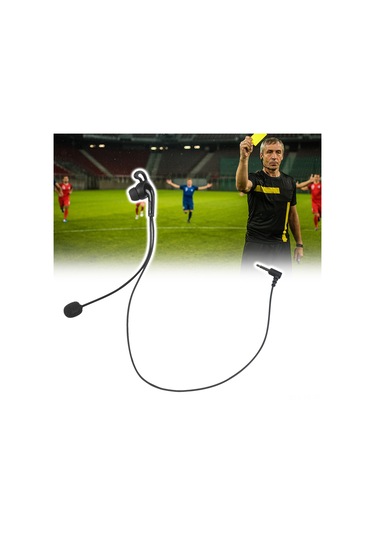 Skycity Ejeas Hıfı-r Kulak İçi Hakem Kulaklığı - V6 Pro/v6c/v4 Plus/v4c Plus/fbım Uyumlu, 3.5mm Ses Girişi, Siyah