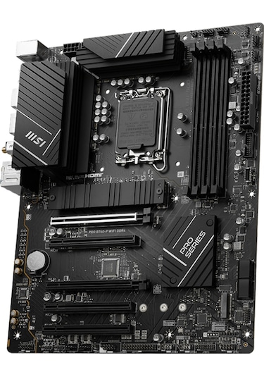 MSI Pro B760-P WIFI DDR4 Intel B760 5333 MHz (OC) DDR4 Soket 1700 ATX Anakart