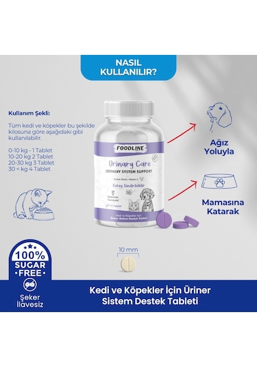 Foodline Urinary Care 75 Tablet İdrar nı