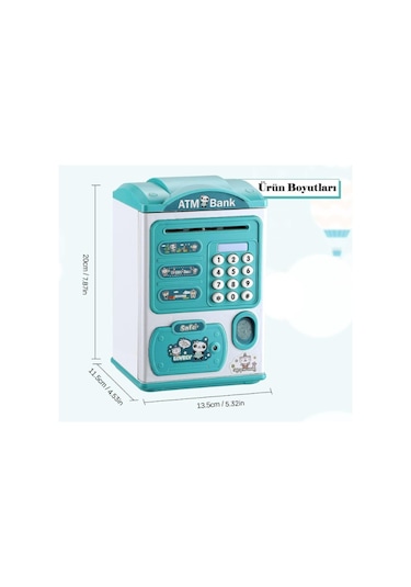 River World Kumbara Tasarımı Sevimli Şifreli Atm