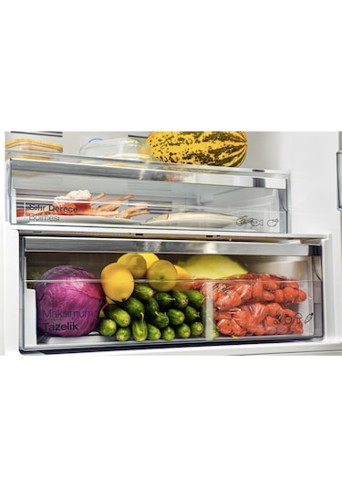 Vestel NFK54021 CB GI Pro 481 LT No-Frost Kombi Tipi Buzdolabı