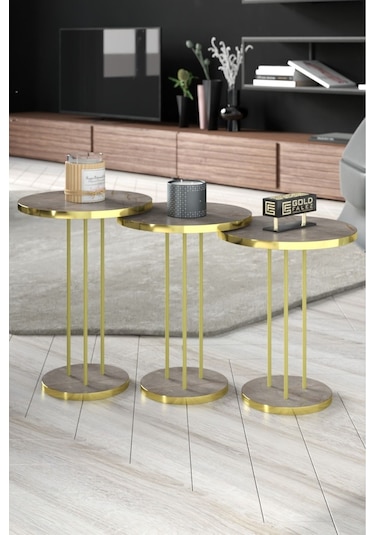 Zigon Sehpa Terra Gold Gordion