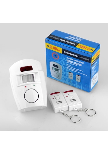 Sones Kablosuz Uzaktan Kumanda Kablosuz Ev Güvenlik Pır Uyarısı Kızılötesi Sensör Alarm Sistemi Hırsızlık Önleme Hareket Dedektörü Alarmı 105db Siren