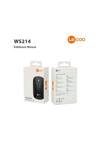 Lecoo WS214 Kablosuz 1200DPI 3 Tuşlu Optik Mouse