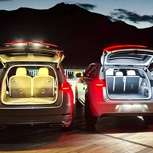 Trendooze Turcoshop11 Beyaz Led Neon Bagaj Dekoratif Aydınlatma Strip Sedan Suv 12v