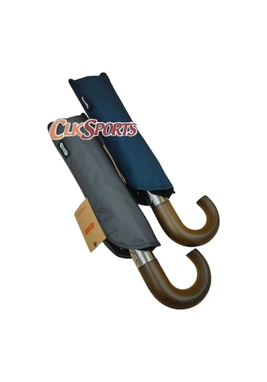 Ahşap Baston Saplı , Fermuarlı Kılıflı Tam Otomatik Şemsiye Genel