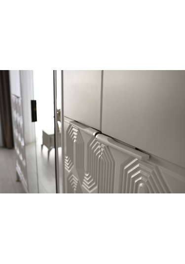 Dresden 6 Kapaklı Gardırop %100 Mdf Kumbeji 230x58x210cm Kumbeji