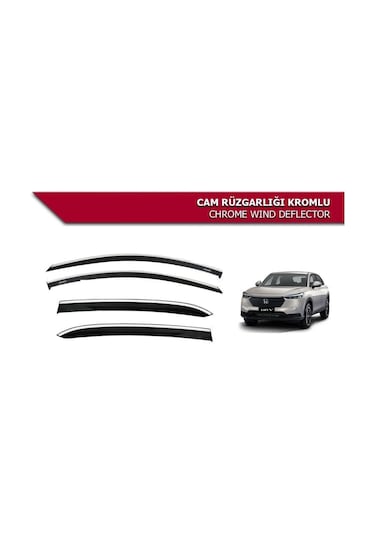 Honda Hrv Cam Rüzgarlığı Kromlu Niken 2021+