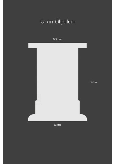 Krom Plastik 8cm Mobilya Koltuk Baza Masa Ofis Dolap Ayağı Ayakları Dayanıklı Modern Tasarım Gzm Krom Gri 8 Cm