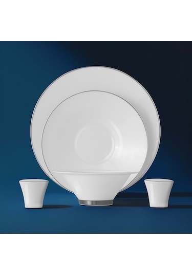 Nehir Siena Platin Majestic 57 Parça Porselen Yemek Takımı