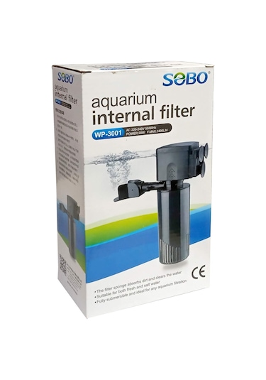 Sobo Wp-3001 Akvaryum İç Filtresi 1400 L/S 20 W