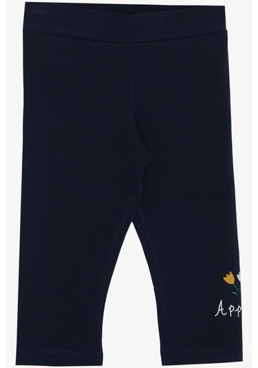 Breeze Kız Çocuk Kapri Taytlı Takım Çifti Kız Baskılı 1-4 Yaş, Somon-somon Somon