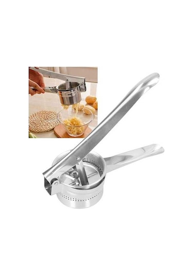 Wondernest Püresi Presi, Patates Paslanmaz Çelik Meyve El İle Lichen Arada Yf Gümüş