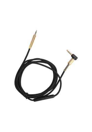 Yaleker 2.5mm'den 3.5mm'ye Ses Çevirici Kablosu, Ofc Bakır Çekirdekli, Mikrofonlu, 1.5m Uzunlukta, Akg Y40/y50/y45, Creative Lıve2, Jbl S700, Bose Qc25/qc35 Uyumlu Siyah