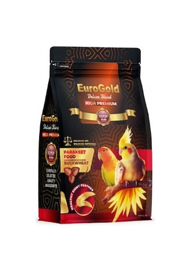 Eurogold Deluxe Karabuğdaylı Paraket Yemi 1000 Gr