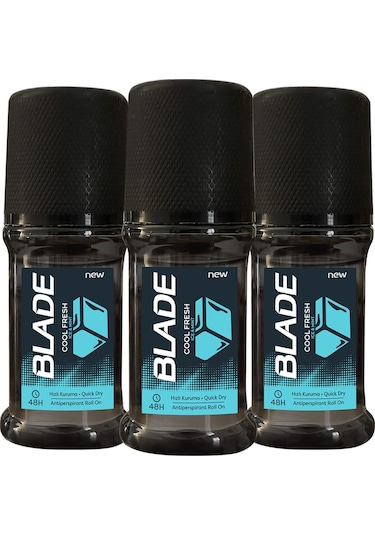 Blade Cool Fresh Erkek Roll-On Deodorant 3 x 50 ML