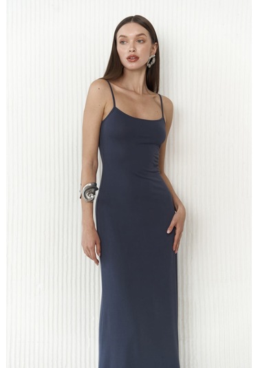Ferry Lacivert Basic Elbise Lacivert