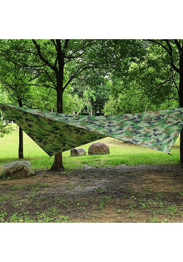 Kosona Çok Amaçlı Dış Mekan Tenteği - Su Geçirmez Güneş Engeli, Çadır Döşemi, Piknik Matı - Mavi 230x210cm Mavi