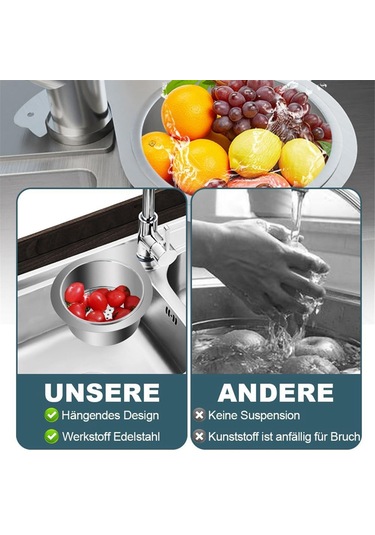 Çok Fonksiyonlu Drenaj Sepeti, Swan Lavabo Süzgeç Sepeti GÜMÜŞ Çok Renkli