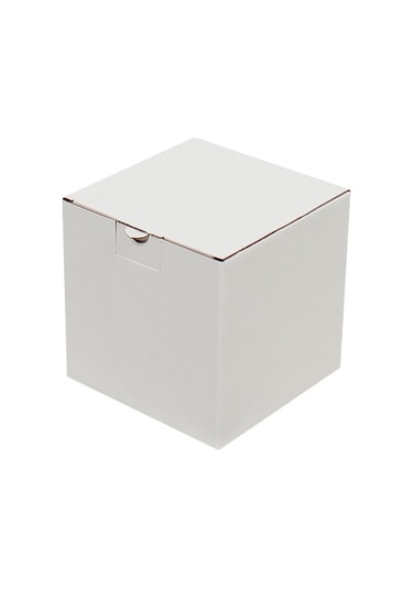 Beyaz Kilitli Kargo Kutusu / Ebat: 14x14x14 cm (100 adet)