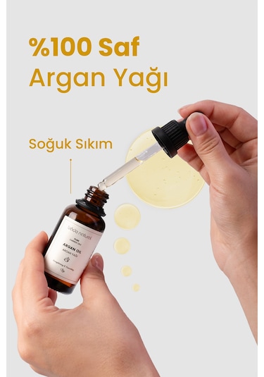 Bade Natural Soğuk Sıkım Argan Yağı 30 ML