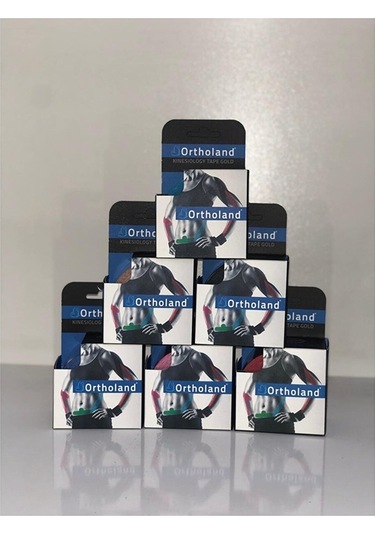 Ortholand Kinezio Sporcu Bandı Siyah 6 Adet