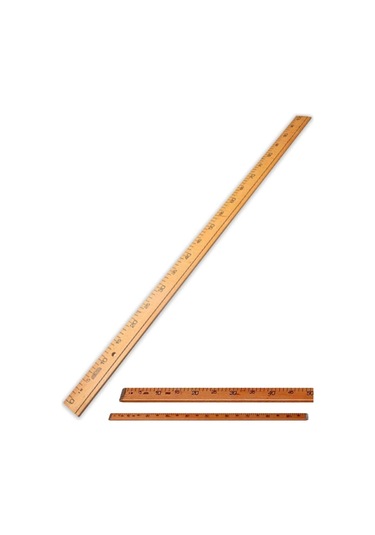 Cetvel Tahta 100 Cm Karışık