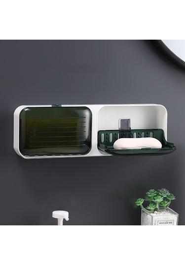 Suntek Magideal Sabunluklar Tuvaletler İçin Sondaj Yok Sabun Tasarrufu Yeşil