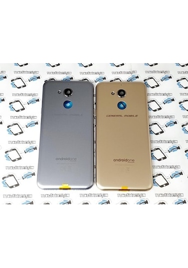Senalstore General Mobile Gm8 Kasa Arka Kapağı Yan Tuşlar - Siyah