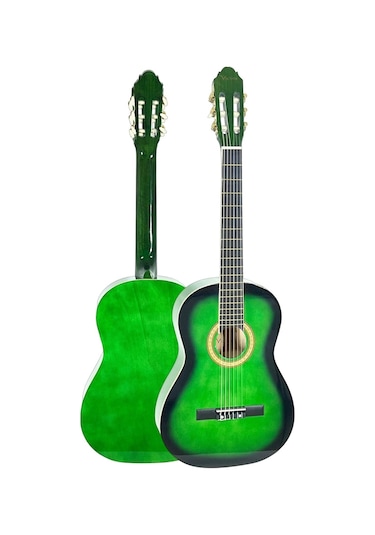 Victor Klasik Gitar Seti Yeşil Renk