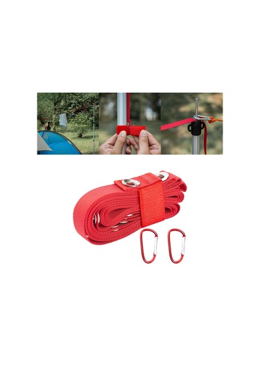 Homyl Çadır Uzatma Kemeri Taşınabilir Gölgelik Kırmızı Kırmızı