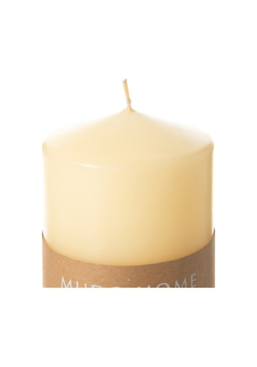 Mudo Home Sütun Mum Krem 7x10cm 696123