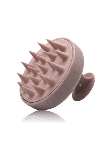 Koodmax Duş Tarağı Yumuşak Silikon Saç Yıkama Saç Derisi Masaj Tarağı - Pembe