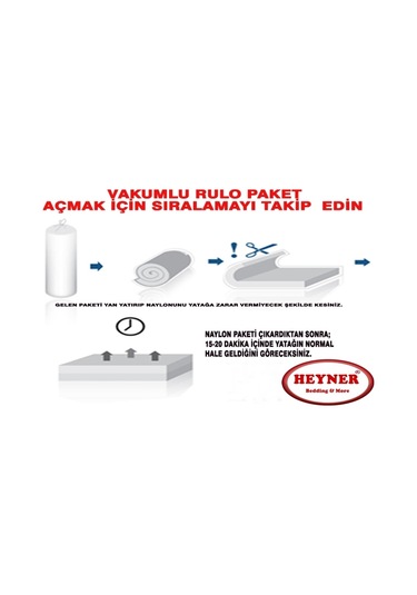 Babyhopeankara Heyner 90X190 Bamboo Visco Yatak Pedi 90X190 Ortopedik Visco Ped