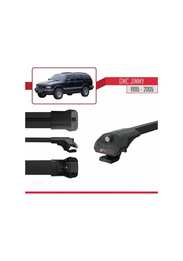Gmc Jimmy 1995-2005 Arası İle Uyumlu Ace-1 Ara Atkı Tavan Barı Si