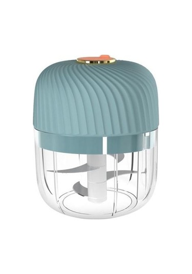 Elektrikli Sarımsak Kıyıcı Usb Mini Mutfak Masher Sebze İçin, 350 Ml Ginger Biber Presler İçin Sağlam Gıda Mavi Antrasit