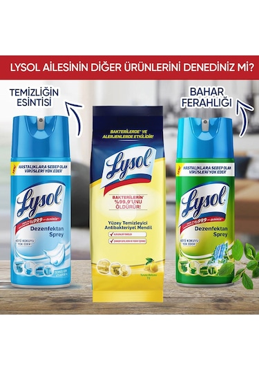 Lysol Yüzey Temizleyici Islak Mendil 2X72’Li 144 Yaprak